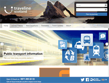 Tablet Screenshot of mobile.travelinescotland.com